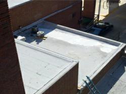 Quick-Slope™ redirects or disperses standing water on modified bitumen roofing photo